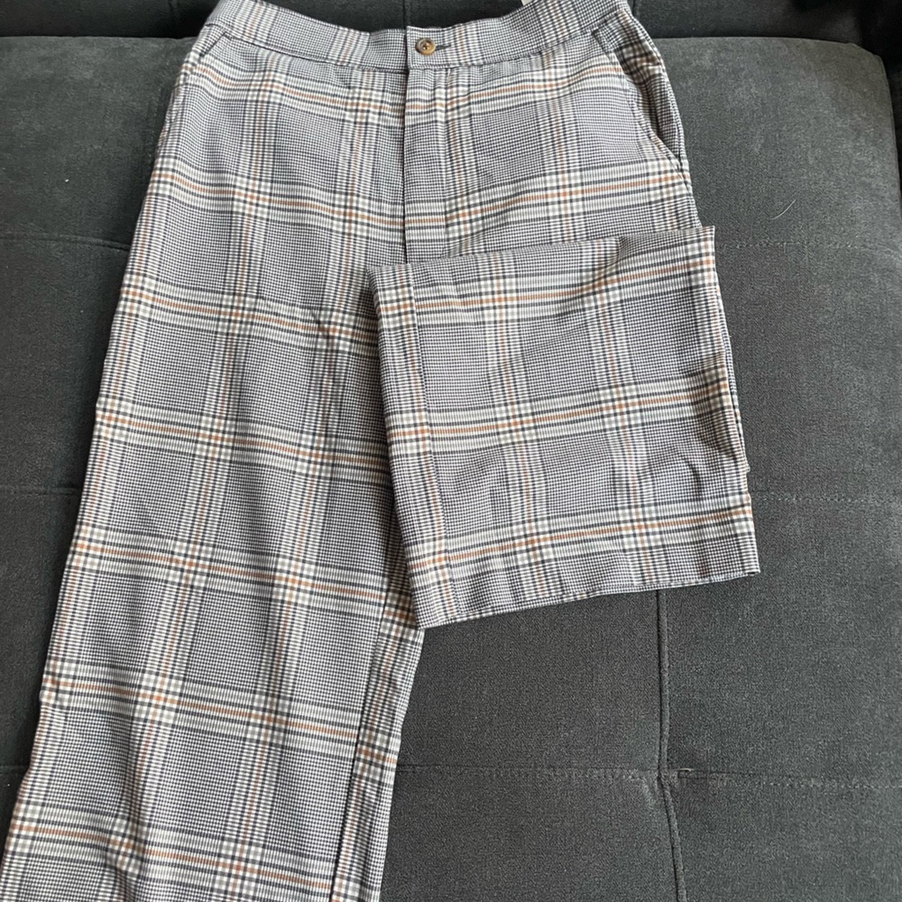 Plaid dress pants